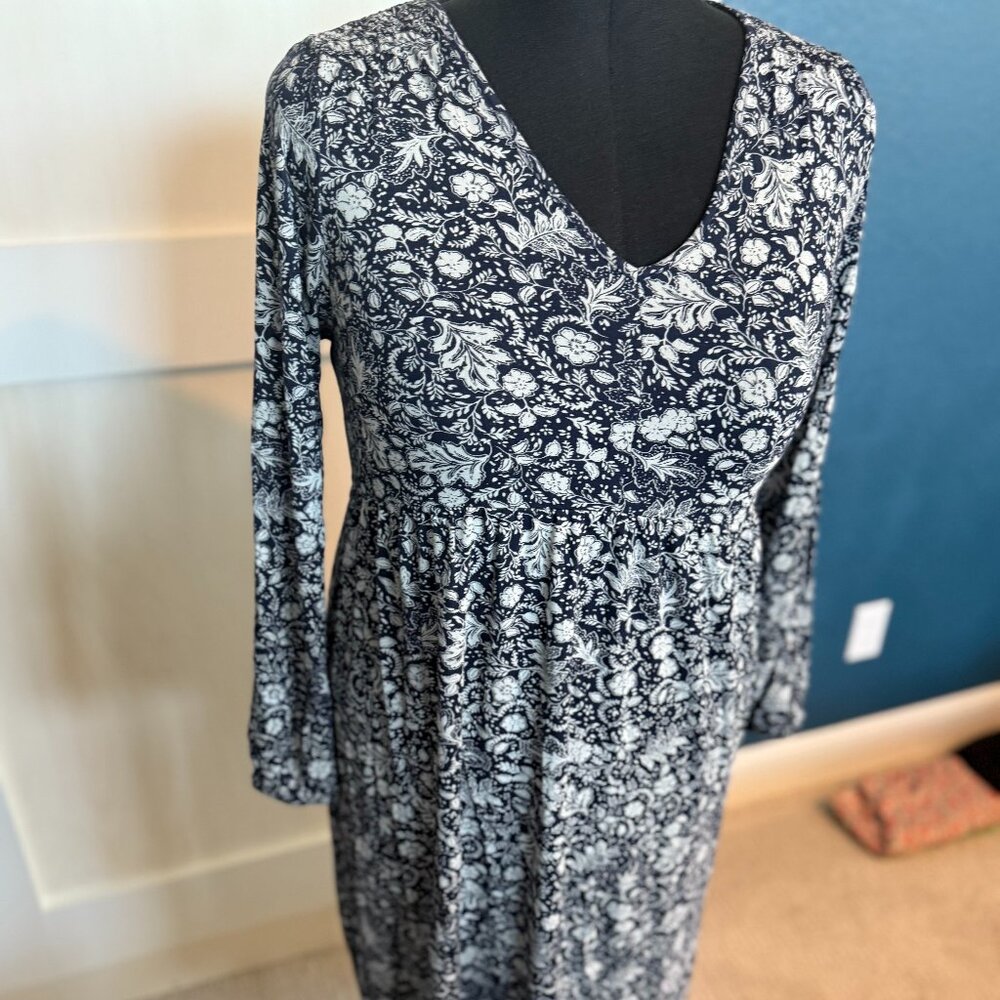 Floral Maternity Dress - Long sleeve
